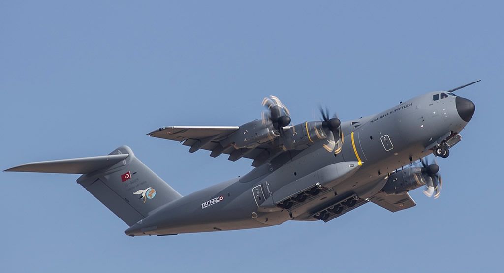 Turkish Air Force Airbus A400M Atlas in flight