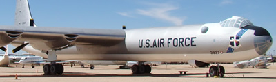Surviving B-36 Peacemaker Bombers on display in the USA