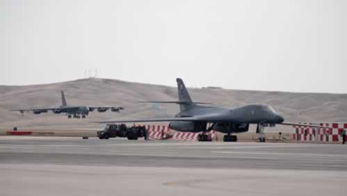 B-52H Stratofortress from Minot AFB lands at Ellsworth AFB in March of 2014 B-52H Stratofortress from Minot AFB lands at Ellsworth AFB in March of 2014