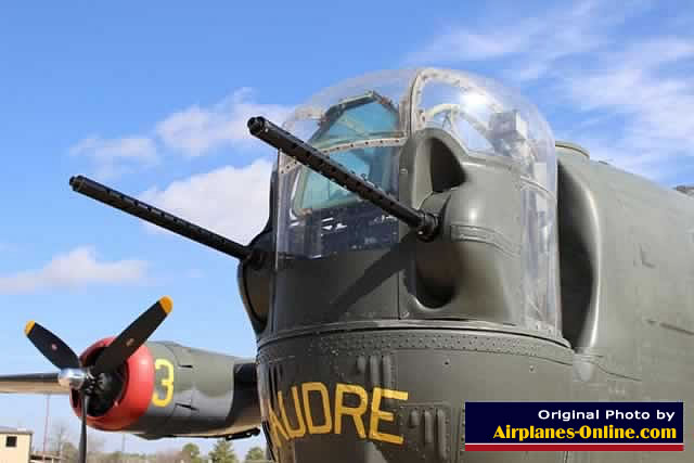 Nose gun turret on Consolidated B-24 Liberator "Witchcraft" Nose gun turret on Consolidated B-24 Liberator "Witchcraft"