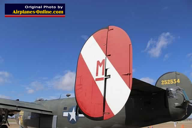 Tail section of the Consolidated B-24 Liberator "Witchcraft" as seen in Tyler, Texas (March 2013) Tail section of the Consolidated B-24 Liberator "Witchcraft" as seen in Tyler, Texas (March 2013)