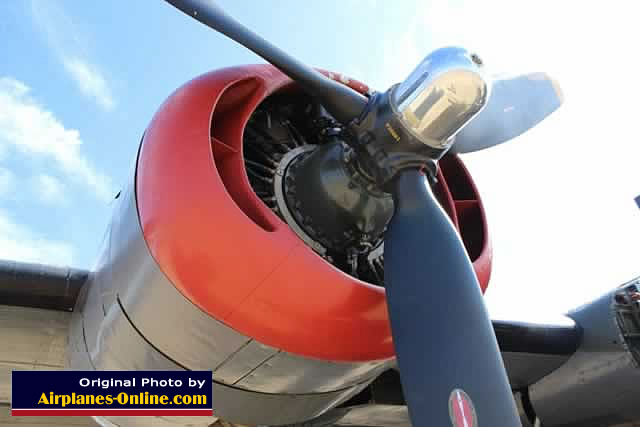 Engine on Consolidated B-24 Liberator "Witchcraft" Engine on Consolidated B-24 Liberator "Witchcraft"