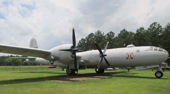 Right fuselage view of the B-29 Superfortress "City of Lansford" at the Georgia Veterans Memorial Park Right fuselage view of the B-29 Superfortress "City of Lansford" at the Georgia Veterans Memorial Park, Cordele, Georgia