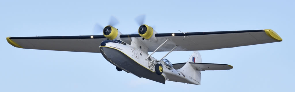 PBY-5A Catalina N9767 "La princesse des étoiles", in flight over Melun in 2019 PBY-5A Catalina N9767 "La princesse des étoiles", in flight over Melun in 2019