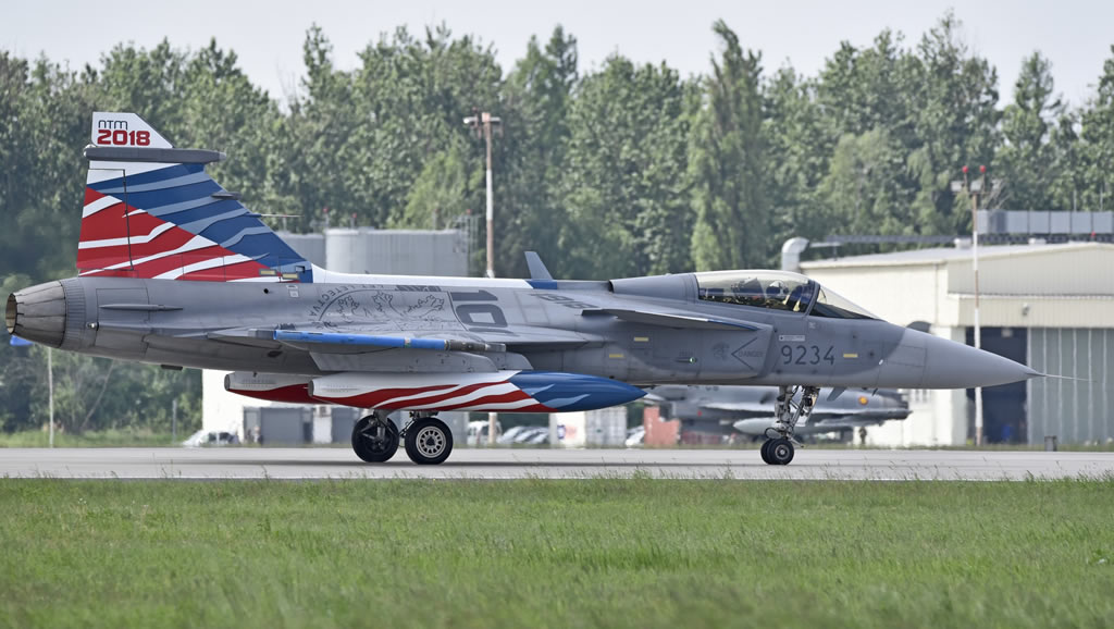 Saab JAS 39 Gripen 9234 of the Czech Air Force 