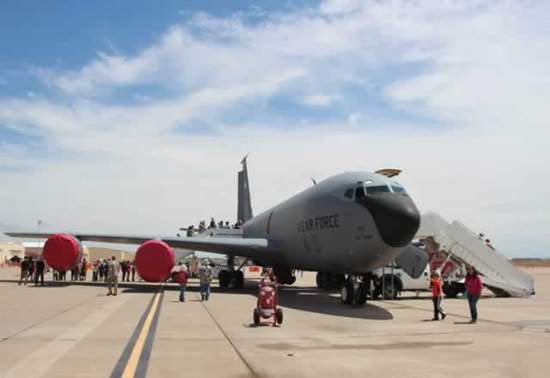 KC-135R Stratotanker at the 2014 Cannon AFB Air Show, Clovis, New Mexico KC-135R Stratotanker at the 2014 Cannon AFB Air Show, Clovis, New Mexico
