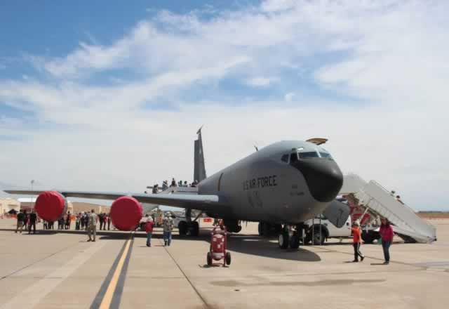 KC-135R Stratotanker at the 2014 Cannon AFB Air Show, Clovis, New Mexico KC-135R Stratotanker at the 2014 Cannon AFB Air Show, Clovis, New Mexico