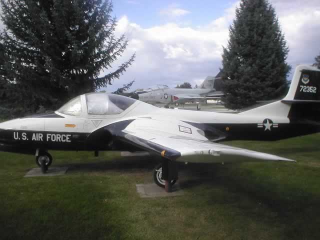 T-37B S/N 72352 on display at Fairchild Air Force Base near Spokane, Washington T-37B S/N 72352 on display at Fairchild Air Force Base near Spokane, Washington