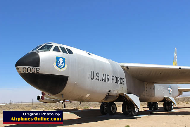 NB-52B Stratofortress S/N 52-0008, North Gate, Edwards Air Force Base, California NB-52B Stratofortress S/N 52-0008, North Gate, Edwards Air Force Base, California
