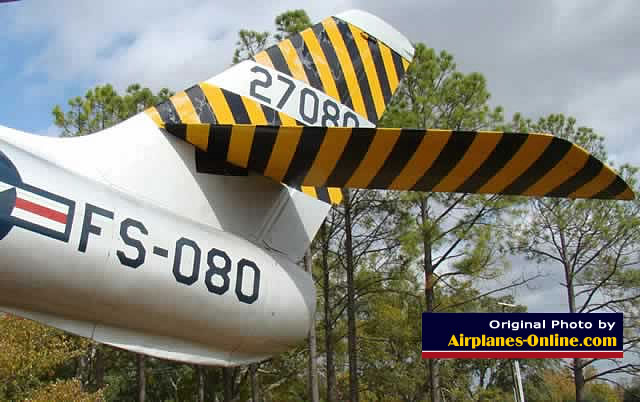 F-84F Thunderstreak tail section, Buzz Number FS-080, England Air Park, Louisiana F-84F Thunderstreak tail section, Buzz Number FS-080, England Air Park, Louisiana