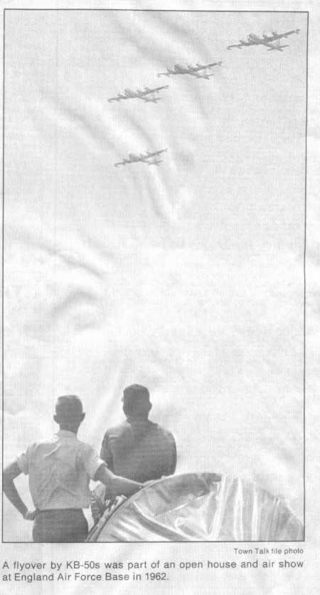 KB50 flyover at England Air Force Base, Alexandria, Louisiana