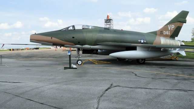 North American F-100D Super Sabre 56-3081 after preservation at MAPS North American F-100D Super Sabre 56-3081 after preservation at MAPS