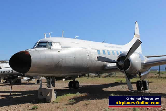 Convair C-131D Samaritan, S/N 55-0300 at Hill AFB, Ogden, Utah