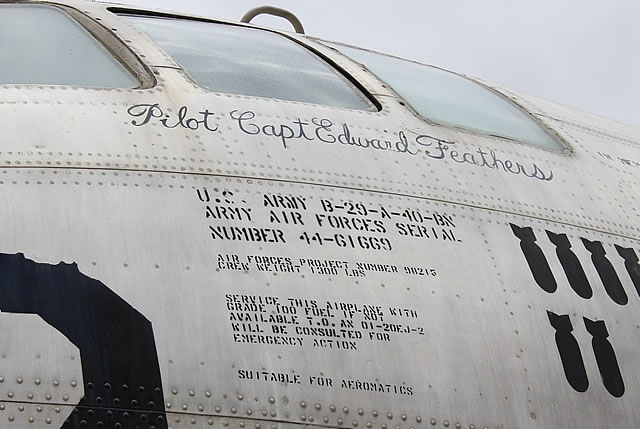 B-29 Superfortress "Three Feathers", S/N 44-61669 B-29 Superfortress "Three Feathers", S/N 44-61669