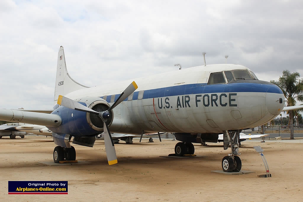Convair C-131D Samaritan, of the U.S. Air Force, at the March Field Air Museum in California Convair C-131D Samaritan, of the U.S. Air Force, at the March Field Air Museum in California