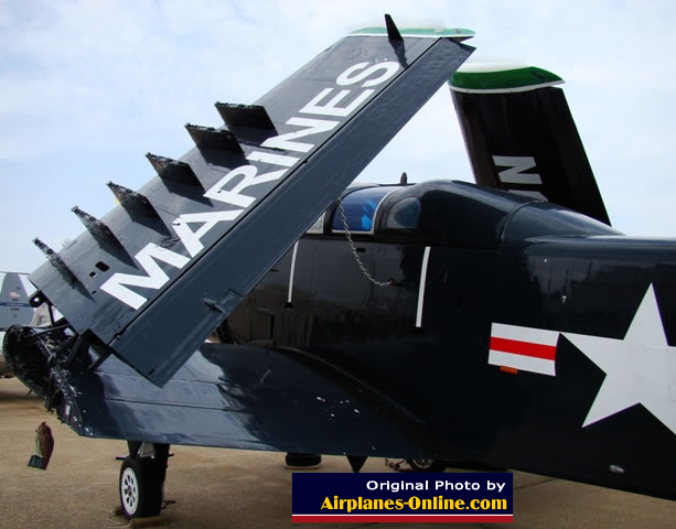 United States Marines AD-5 Skyraider on display in Tyler, Texas United States Marines AD-5 Skyraider on display in Tyler, Texas