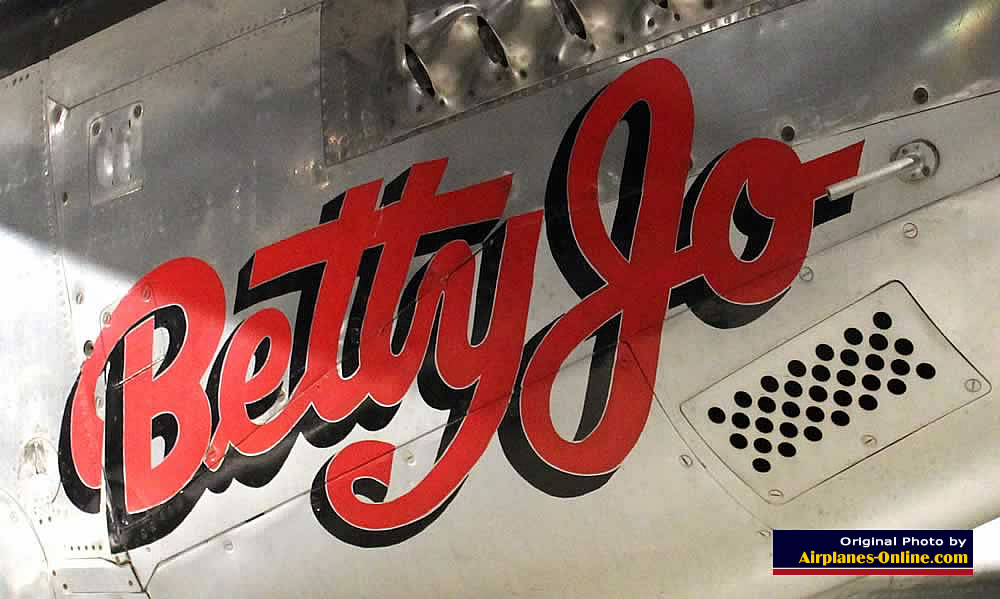 Nose art on North American F-82B Twin Mustang "Betty Jo", National Museum of the U.S. Air Force Nose art on North American F-82B Twin Mustang "Betty Jo", National Museum of the U.S. Air Force