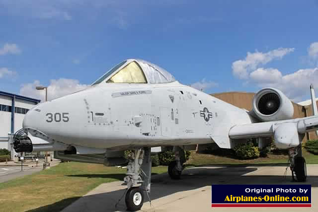 A-10A Warthog 305, Major David A. Flippo, at the Museum of Aviation A-10A Warthog 305, Major David A. Flippo, at the Museum of Aviation