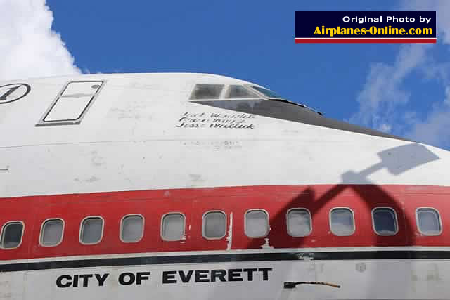 The first Boeing 747, "The City of Everett" The first Boeing 747, "The City of Everett"