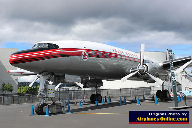 Trans-Canada Constellation at the Museum of Flight, Seattle, Washington Trans-Canada Constellation at the Museum of Flight, Seattle, Washington