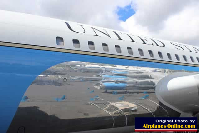Boeing VC-137B, Air Force One, on display at the Museum of Flight Boeing VC-137B, Air Force One, on display at the Museum of Flight