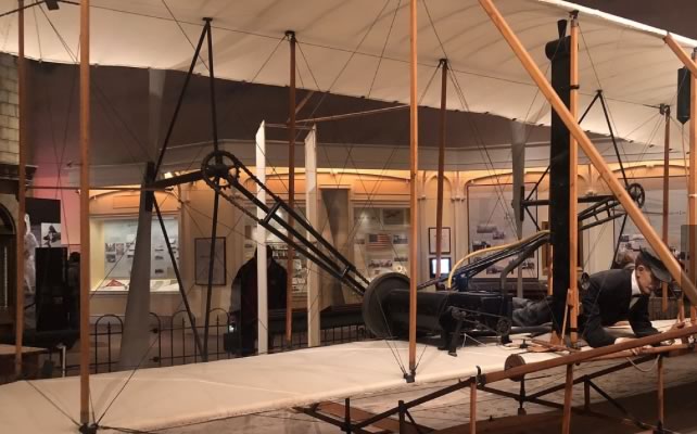 Wright Flyer at the National Air and Space Museum in Washington, D.C. Wright Flyer at the National Air and Space Museum in Washington, D.C.