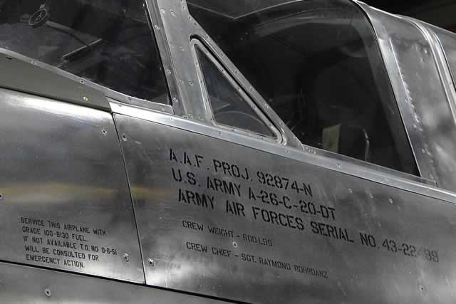 A-26C Invader S/N 43-22499 at the New England Air Museum A-26C Invader S/N 43-22499 at the New England Air Museum