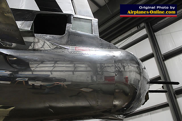 Tail guns on the B-29A Superfortress "Jack's Hack" Tail guns on the B-29A Superfortress "Jack's Hack"