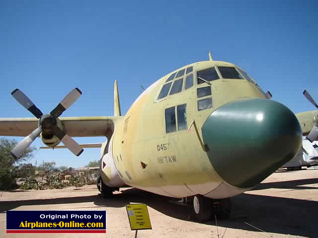 Lockheed C-130A Hercules S/N 57-0457, 118th TAW, on display at the Pima Air and Space Museum in Tucson, Arizona Lockheed C-130A Hercules S/N 57-0457, 118th TAW, on display at the Pima Air and Space Museum in Tucson, Arizona