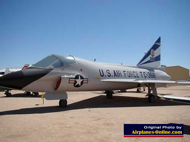 Convair TF-102A Delta Dagger S/N 54-1366, Buzz Number TC-366 Convair TF-102A Delta Dagger S/N 54-1366, Buzz Number TC-366
