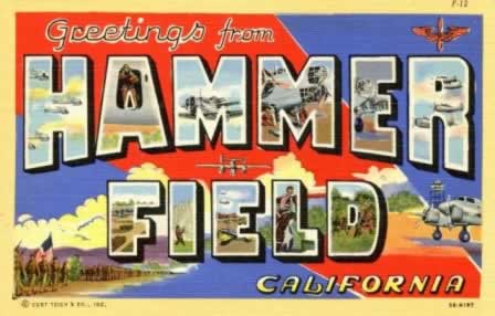 Greetings from Hammer Field, California Greetings from Hammer Field, California