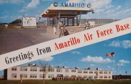Greetings ... from Amarillo Air Force Base in Texas Greetings ... from Amarillo Air Force Base in Texas