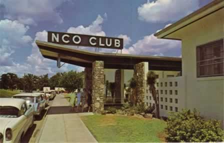Carswell Air Force Base NCO CLub, circa late 1950s, Fort Worth, Texas Carswell Air Force Base NCO CLub, circa late 1950s, Fort Worth, Texas