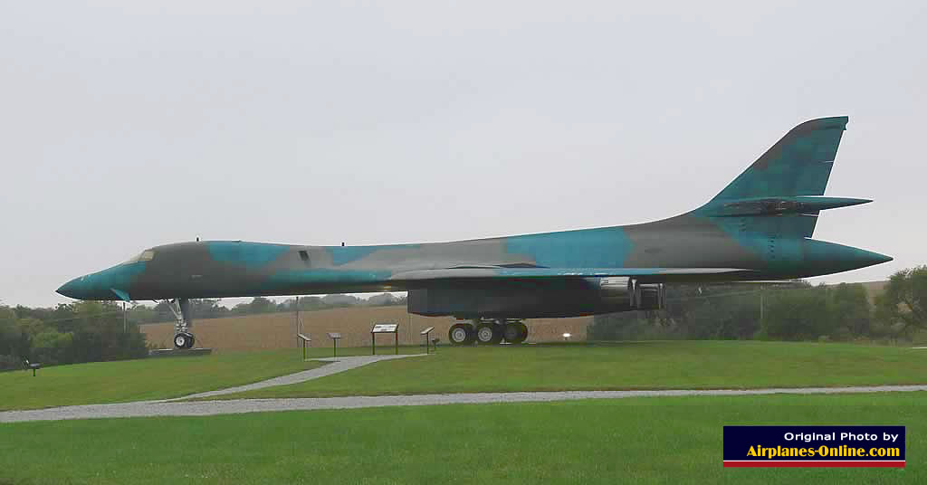 Rockwell B-1A Lancer, S/N 76-174, on display at the Strategic Air Command & Space Museum, Nebraska Rockwell B-1A Lancer, S/N 76-174, on display at the Strategic Air Command & Space Museum, Nebraska