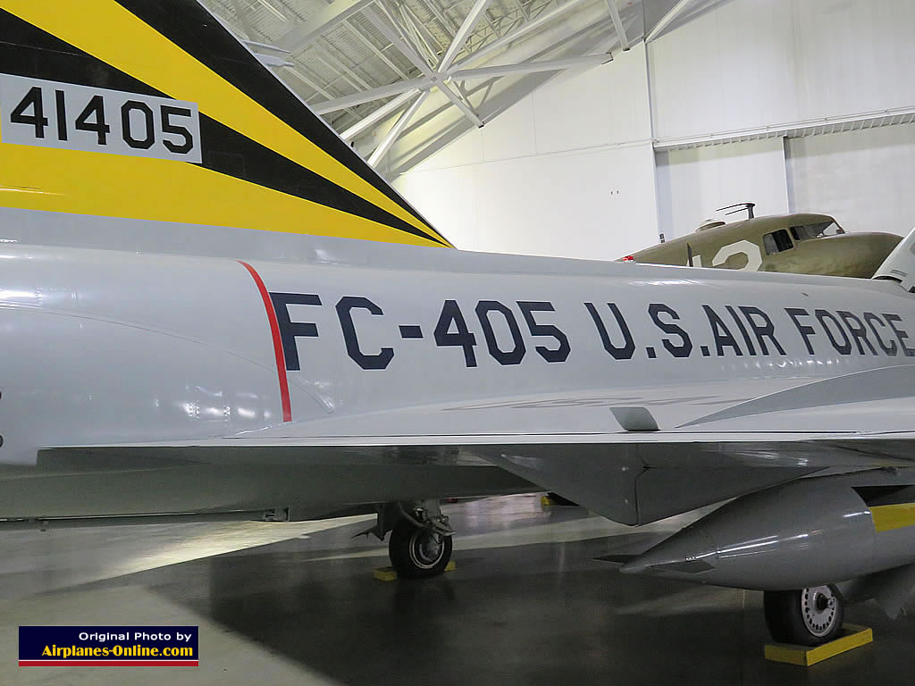 F-102A Delta Dagger, S/N 54-1405, Buzz Number FC-405, on display at the Strategic Air Command & Space Museum, Ashland, Nebraska F-102A Delta Dagger, S/N 54-1405, Buzz Number FC-405, on display at the Strategic Air Command & Space Museum, Ashland, Nebraska