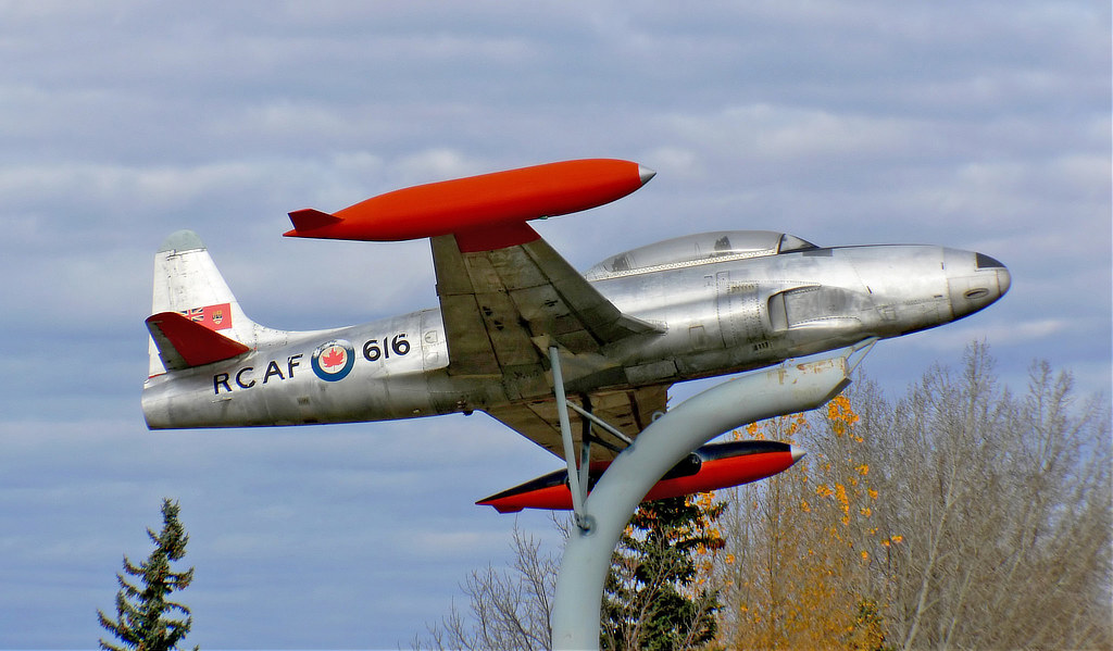 CT-133 Silver Star 616 of the Royal Canadian Air Force ... on display at the Bomber Command Museum of Canada in Nanton, Alberta CT-133 Silver Star 616 of the Royal Canadian Air Force ... on display at the Bomber Command Museum of Canada in Nanton, Alberta