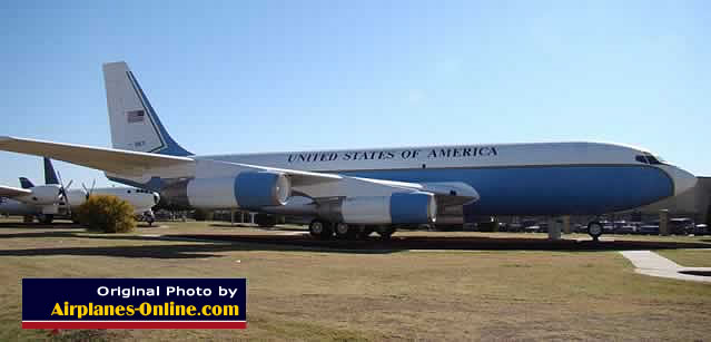 C-135 Stratolifter S/N 61-2671 on display at the Charles B. Hall Airpark at the entrance to Tinker Air Force Base, Oklahoma City, Oklahoma C-135 Stratolifter S/N 61-2671 on display at the Charles B. Hall Airpark at the entrance to Tinker Air Force Base, Oklahoma City, Oklahoma