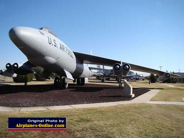 Boeing RB-47E Stratojet S/N 53-4257 at the Charles B. Hall Airpark at Tinker Air Force Base, Oklahoma City, Oklahoma Boeing RB-47E Stratojet S/N 53-4257 at the Charles B. Hall Airpark at Tinker Air Force Base, Oklahoma City, Oklahoma
