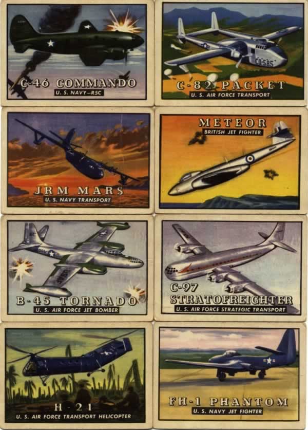 TOPPS Wings Airplane Trading Cards TOPPS Wings Airplane Trading Cards