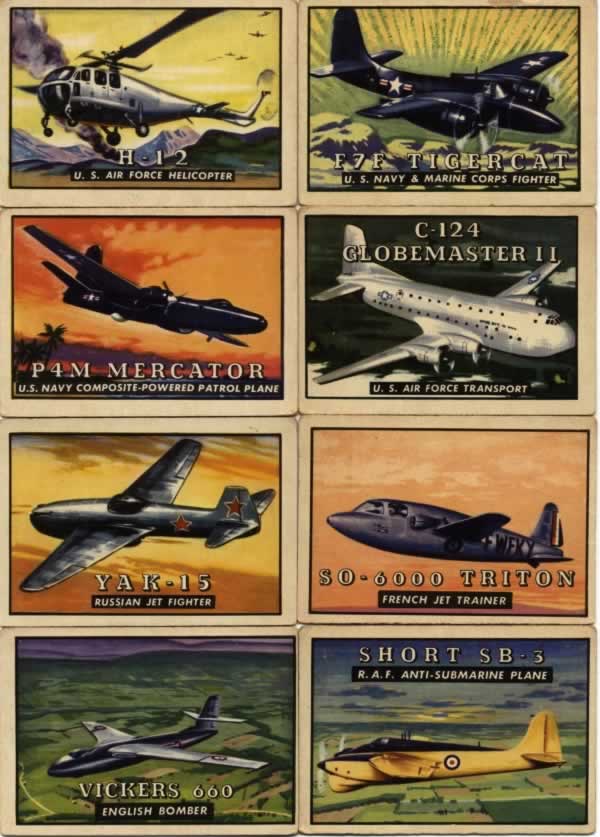 TOPPS Wings Airplane Trading Cards TOPPS Wings Airplane Trading Cards