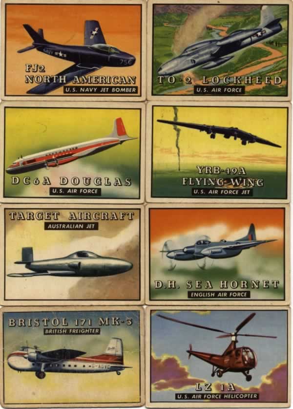 TOPPS Wings Airplane Trading Cards TOPPS Wings Airplane Trading Cards