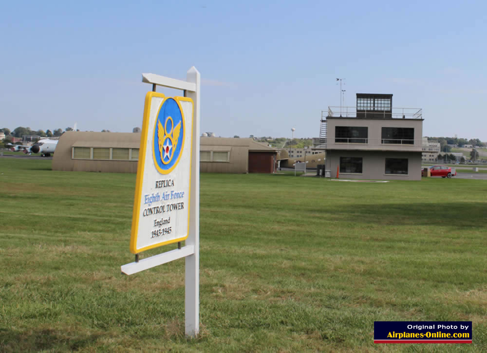 8th Air Force Control Tower replica at the Museum of the U.S. Air Force