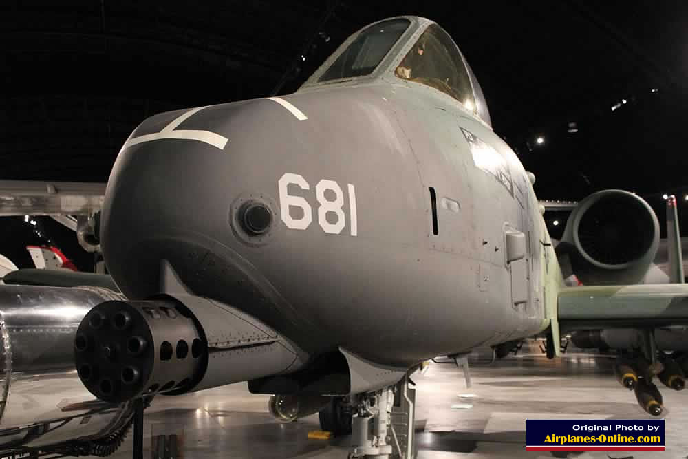 A-10A Thunderbolt on display at the Museum of the United States Air Force, Dayton, Ohio A-10A Thunderbolt on display at the Museum of the United States Air Force, Dayton, Ohio