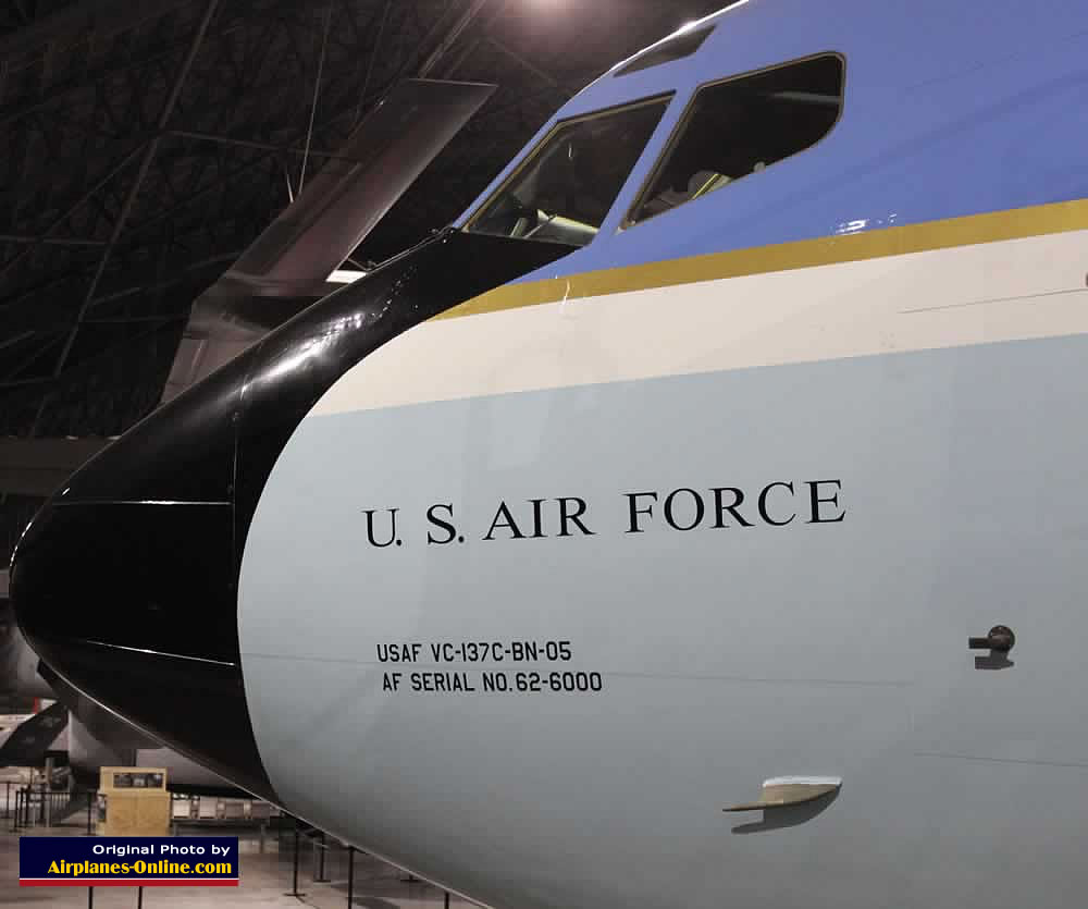 USAF VC-137C, Tail Number 26000, on display at the Museum of the United States Air Force, Dayton, Ohio
