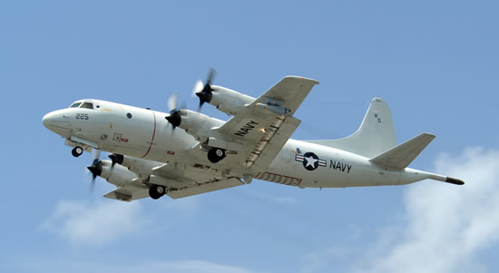 U.S. Navy P-3 Orion in flight