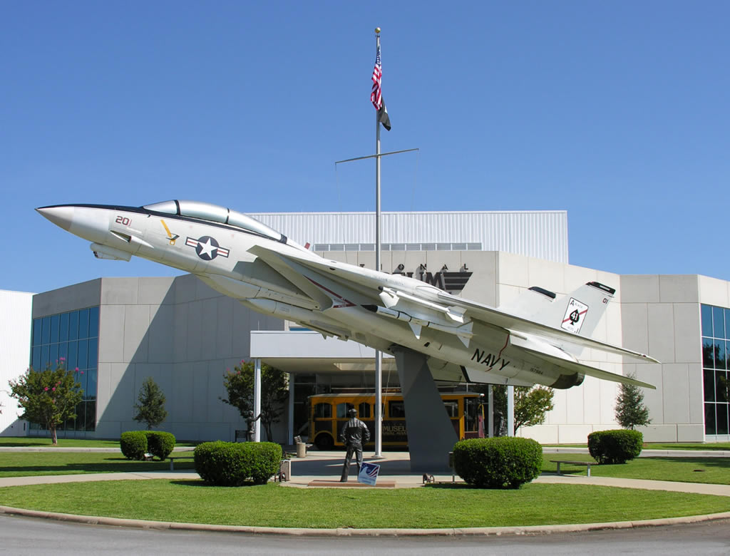 Exterior view of the National Navy Aviation Museum in Pensacola Exterior view of the National Navy Aviation Museum in Pensacola