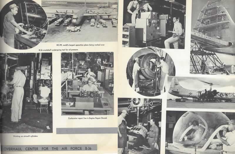 Convair XC-99 at the U.S. Air Force Overhaul Center for the B-36